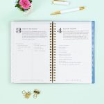 Day Designer for Blue Sky 2022-2023 Academic Year Weekly & Monthly Planner, 5" x 8", Flexible Cover, Wirebound, Climbing Floral Blush (137881-A23) - Image 5